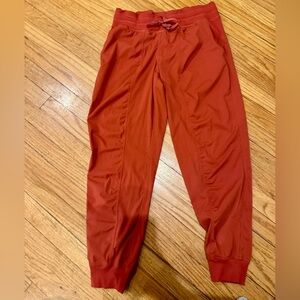 Lululemon Rust Color Jogger Pants